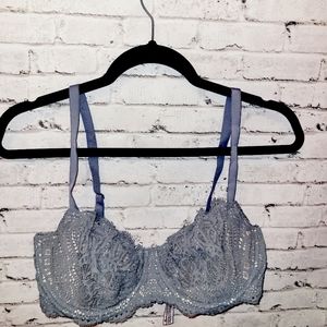 36DDD Gray Lace Bra Victoria's Secret